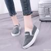 Fashion Women's Sports Canvas Shoes New Casual Flat Bottomed Shallow Mouth Sequin Platform Sports One Foot Kick Zapatos Mujer Sneakers