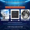 Moonstone Quartz Wall Clock - Silent, Artistic Design with Automatic Time Sync for Living Room
