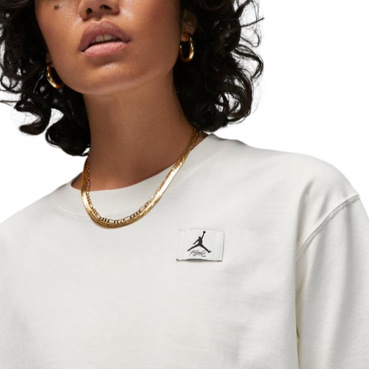 New Jordan Sport Crop Tops Women's Sail White DZ3212-133