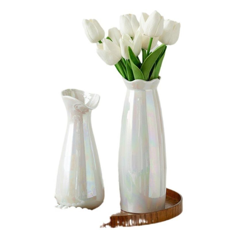 Creative Ceramic Electroplated Colorful Ceramic Arm Vase Modern Art Abstract Arm Ceramic Floral Vase Flower Arrangement Ornament