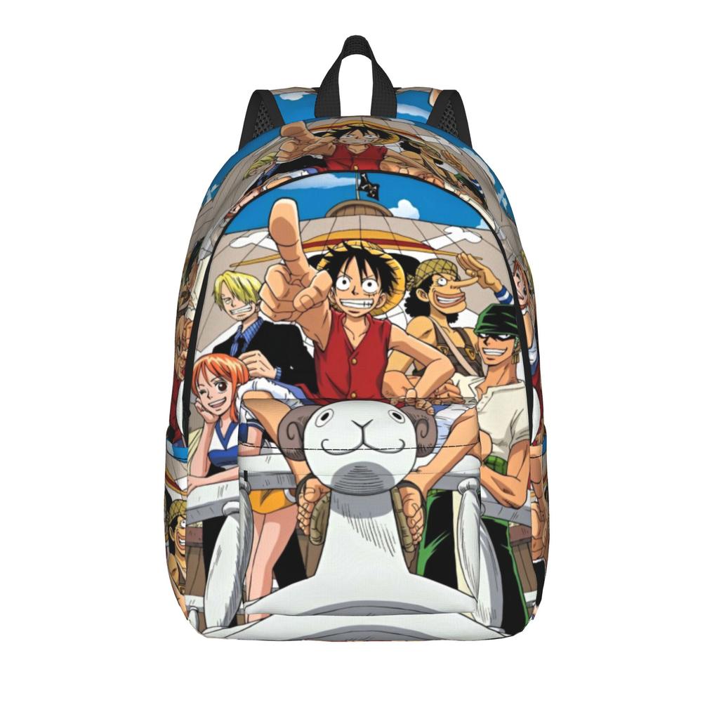 Anime O-One-Piece Fashion Backpack Outdoor Student Business One Piece Daypack for Men Women Laptop Computer Canvas Bags