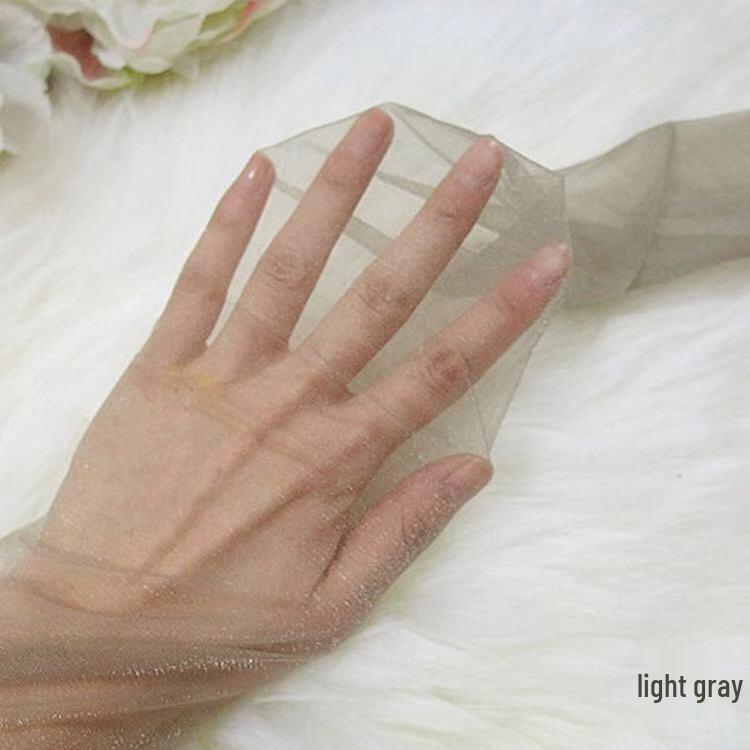 Frühlings-/Sommer Damen Glitzernde Perlmuttfarbene Strumpfhose mit Sternmuster