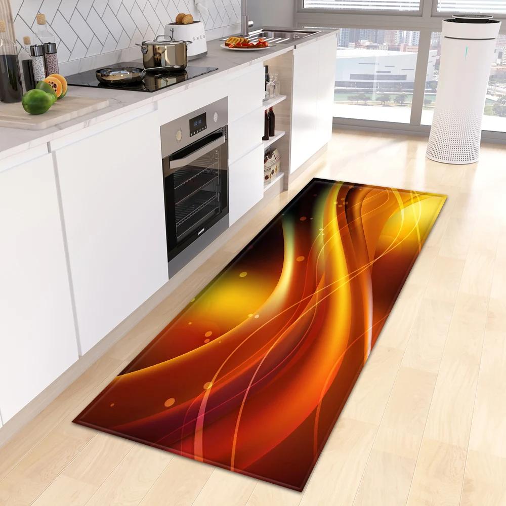 Kitchen Foot Mat Home Entrance DoorMat Living Room Children Bedroom Floor Decor 3D Carpet Balcony Hallway Bath Door Non-Slip Rug