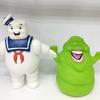Classic Ghostbusters Marshmallow Man And Slimer Green Ghost Collectible Action Figure