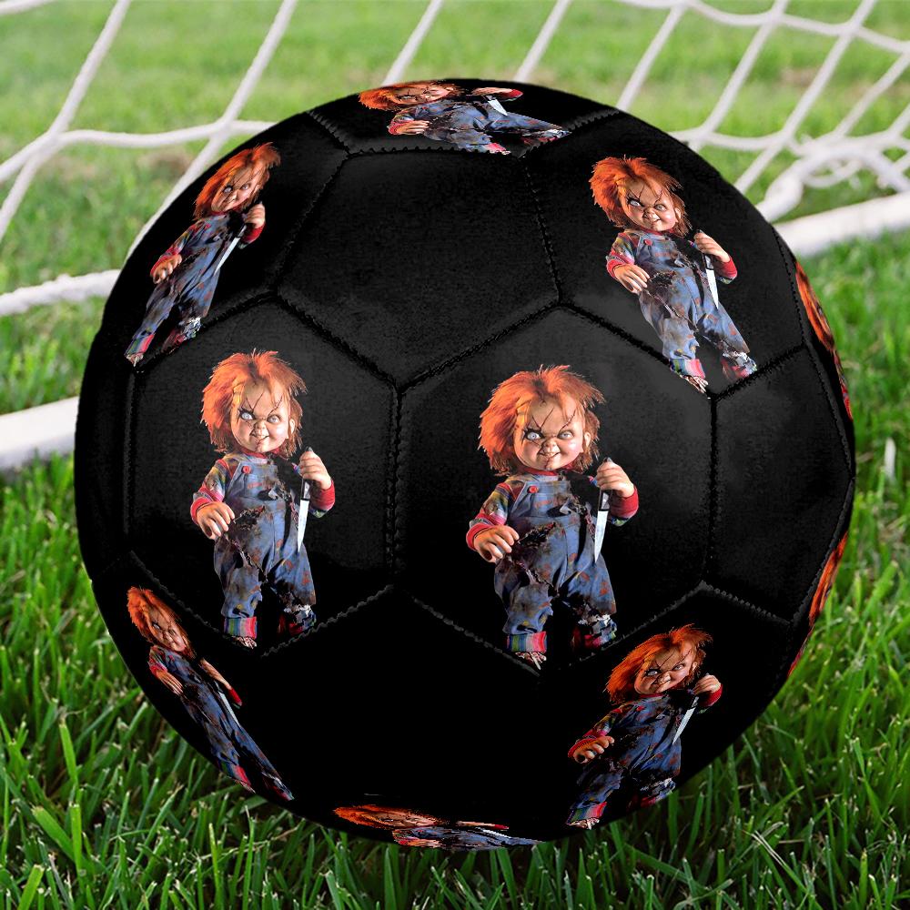 Chucky Theme Size 5 Soccer Ball, Suitable for Both Indoor and Outdoor Matches, a Gift Suitable for Everyone.