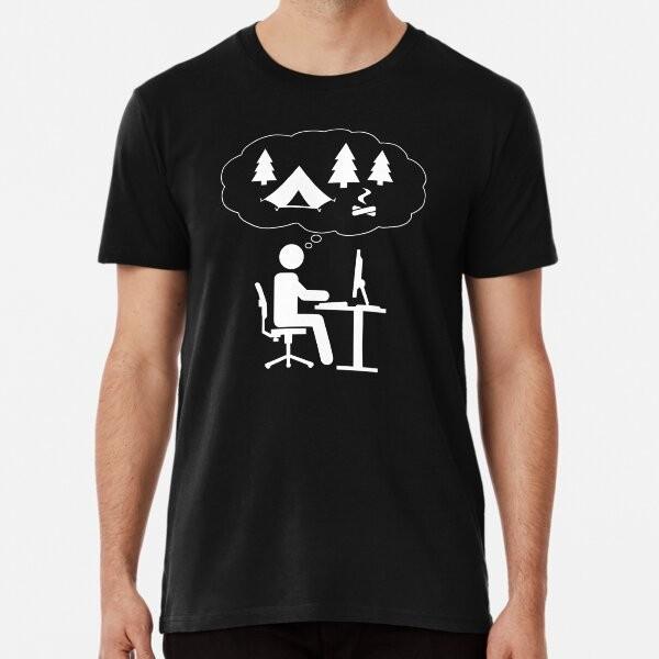 Office Dreamer Camping T-Shirt M