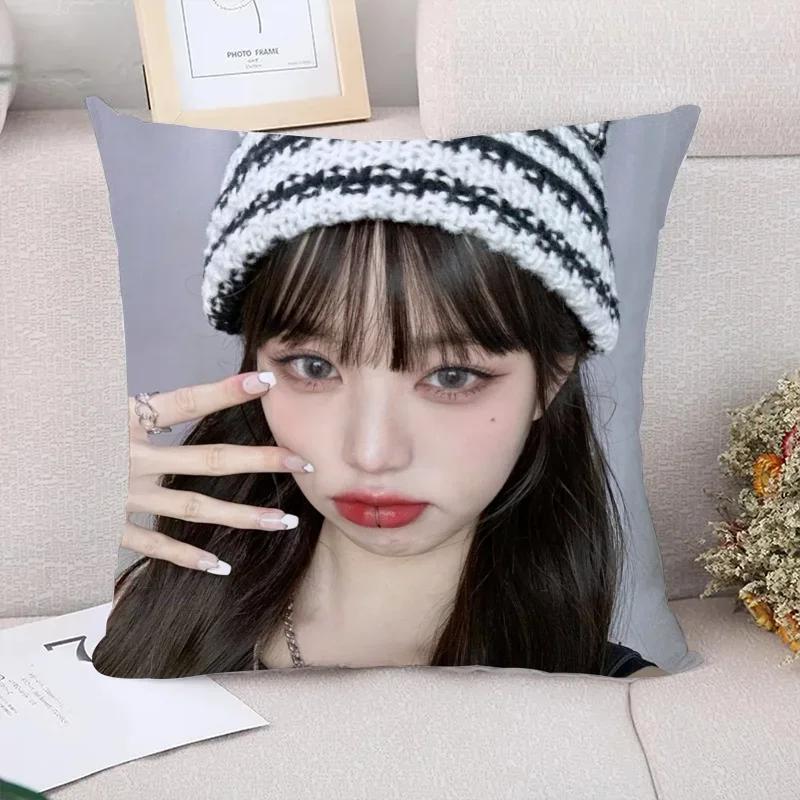 Pillow Cases Decorative Cushions Cover for Sofa Jang WonYoung Pillowcase Pillowcases Car Decoration Cushion Covers
