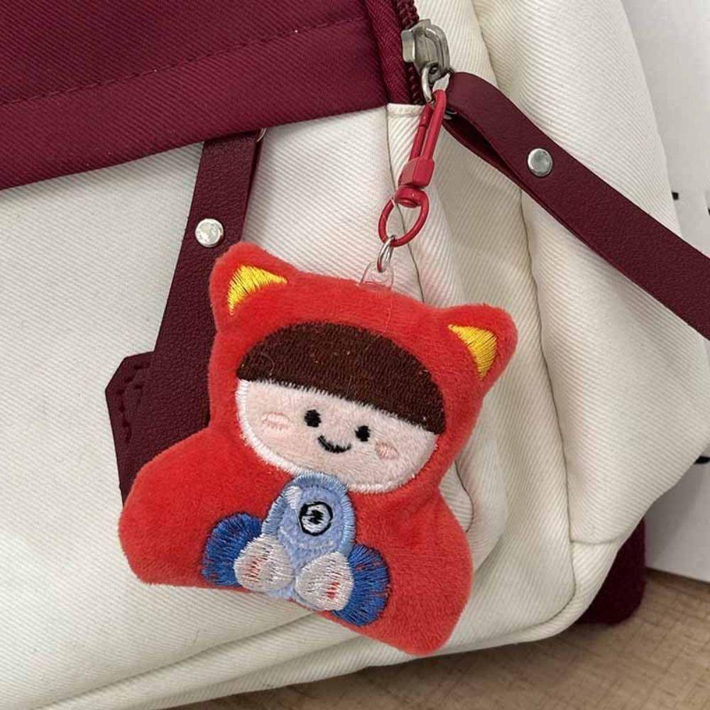 Moon Lord Wealth God Keychain Guanyin Plush God of Longevity Pendant Gifts