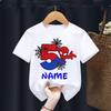 Summer Cute Marvel Spider-Man Kids Outdoor Casual Sports Short Sleeve T-Shirt Birthday Gift