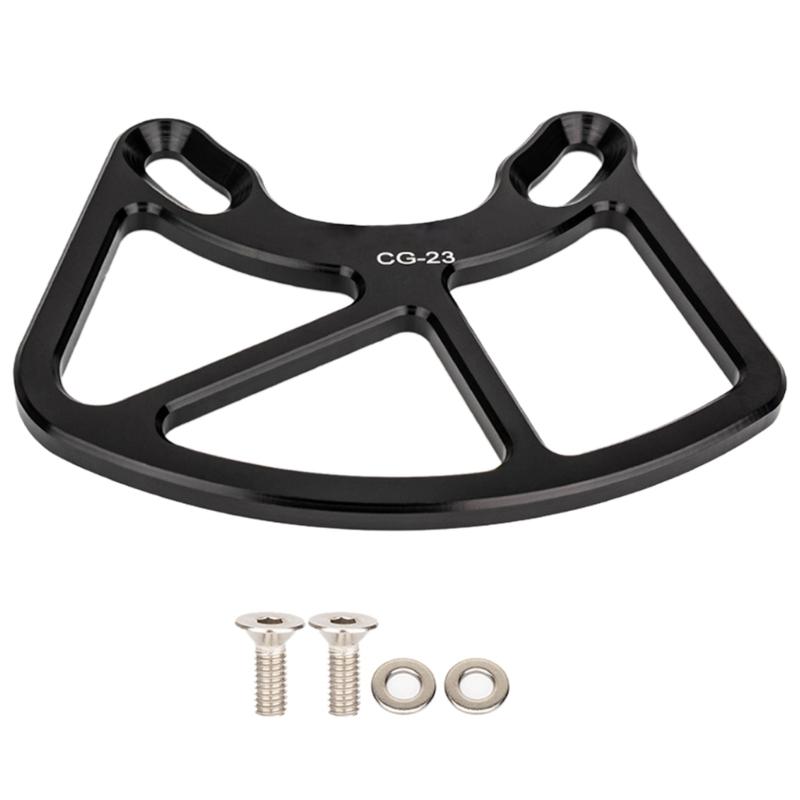 Protetor de Corrente de Bicicleta Ligas de Alumínio Placa de Proteção Protetor de Coroa de Mountain Bike para Coroas de 22D-26D Fácil de Usar