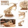 3D Wooden Mechanical Model Kit Ballista Catapult Assembly Toy Handcrafted Puzzle Educational STEM Construction Set for Adults and Teens