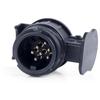 13 To 7 Pin Adapter Trailer Connector 12V Towbar Towing Waterproof Plugs Socket Converter Adapter Replacement
