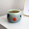 OLOEY High Borosilicate Polka Dot Glass Mug