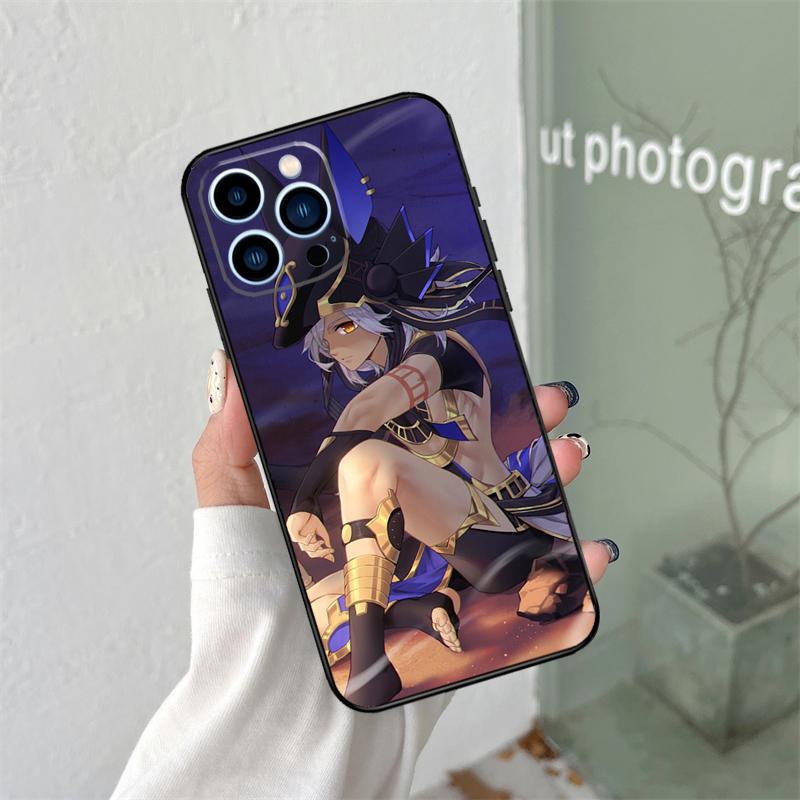 Genshin Impact Cyno Case For iPhone 16 15 11 12 13 14 Pro Max Plus XS X XR 12 13 Mini Back Cover