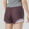 Under Armour Letter Print Breathable Elastic Waist Casual Shorts Women shorts Blush 1360940-554