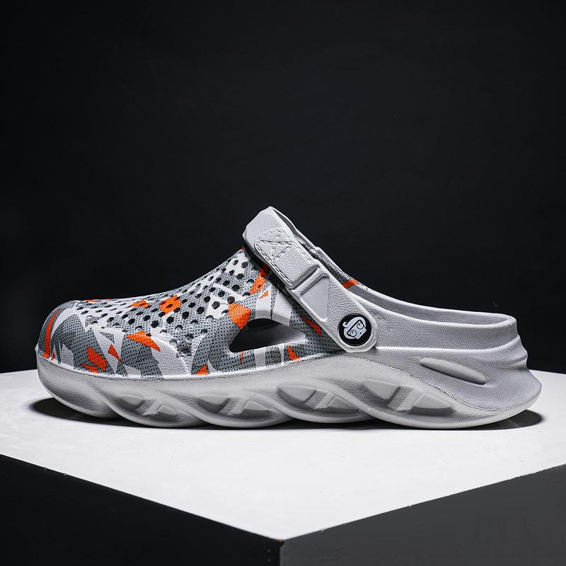 Sandals for Men Summer Casual Beach Shoes Clogs Half Slippers