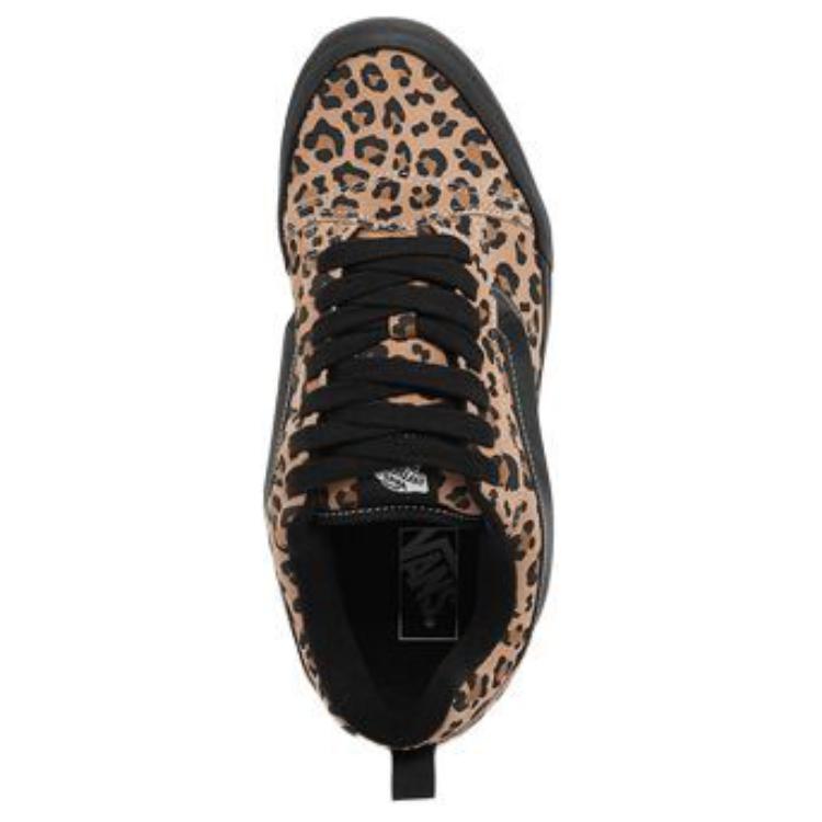 Vans Knu Skool Comfortable Soft Low Top Skate Shoes Women Sneaker Black Yellow VN000CS0BMA1