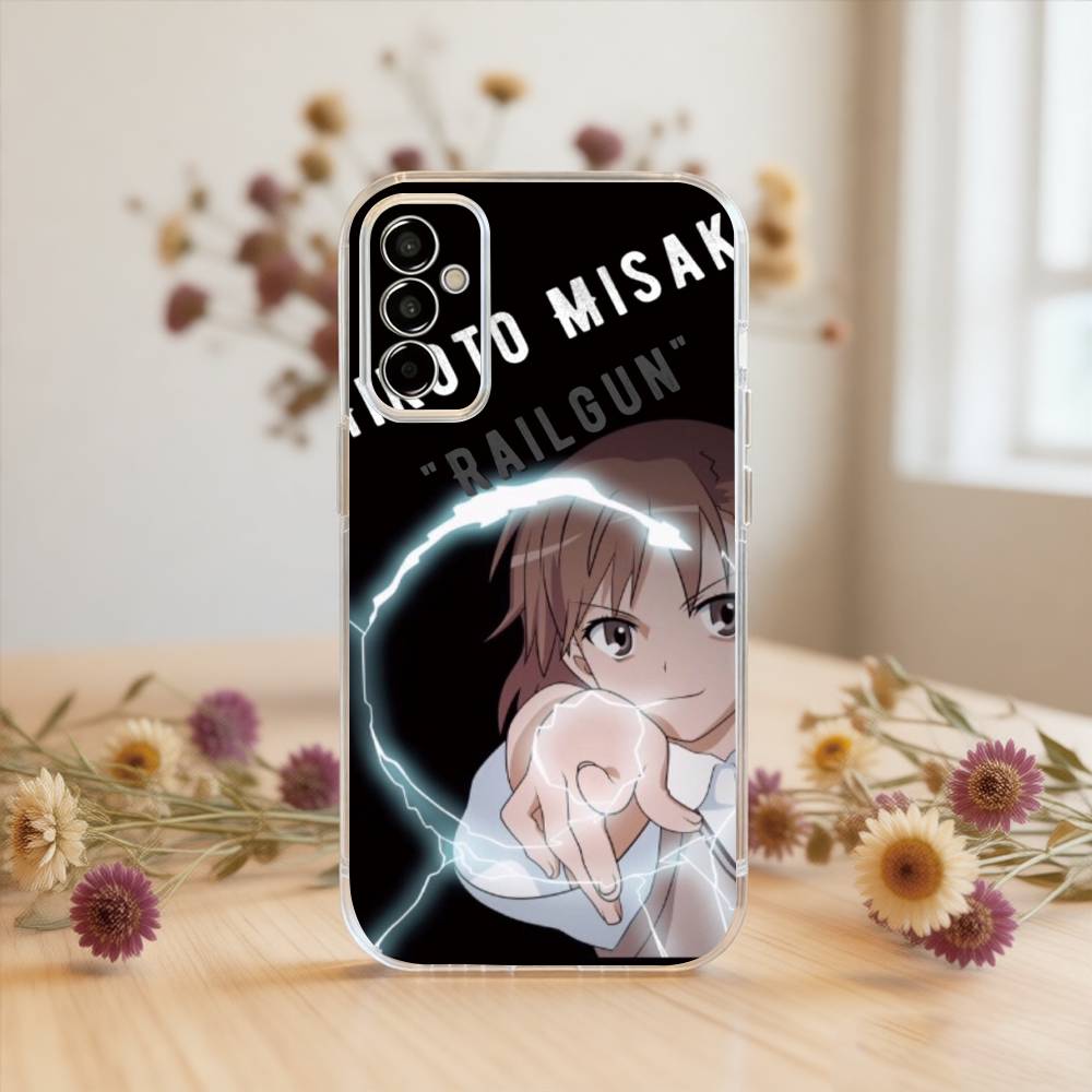 Mikoto Misaka Phone Case For SamsungA10,12,20,21S,30,31,40,50,51,52,70,71 Transparent Cover