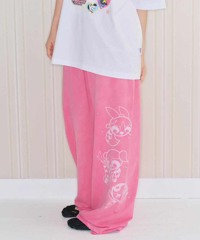 AMES-WORLDWIDE Ppg Hotfix Drawing Sweat Pants Pink