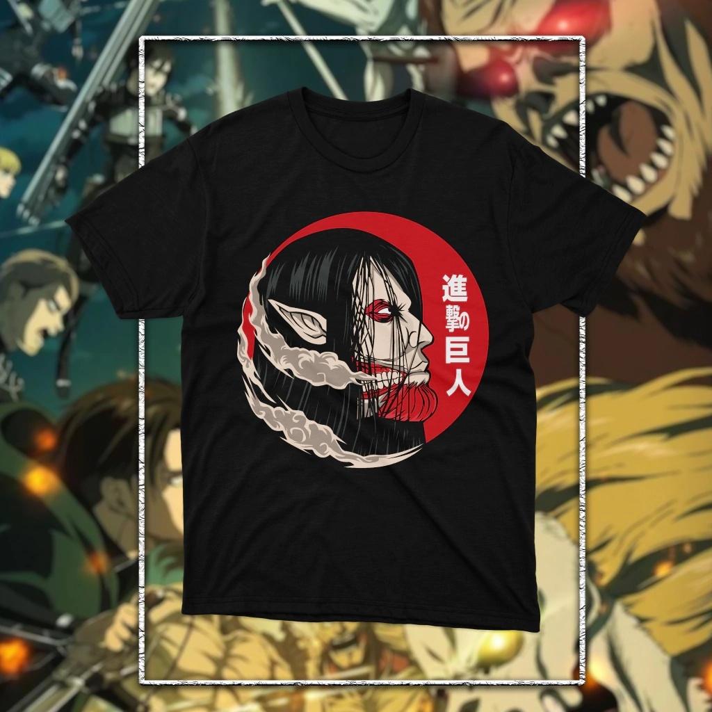 Attack on Titan anime 2026 AOT Graphic Unisexs TShirt Unisex ONeck 100 Cotton Short Sleeve Y2k Oversized Fashion Popular Tee