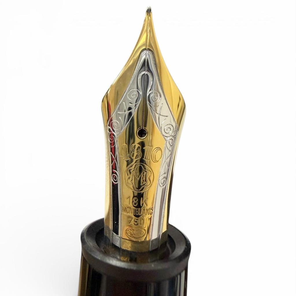 Pristine MONTBLANC fountain pen Meisterstück 149 Cap type black 18K mens Used