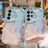 Phone Case: 2D Flat Samsung Galaxy A34 A35 M05 M06 S20 S22 S21 FE Plus 5G Cover, Rainbow Flower Sea & Starry Sky, Christmas and Halloween Gift