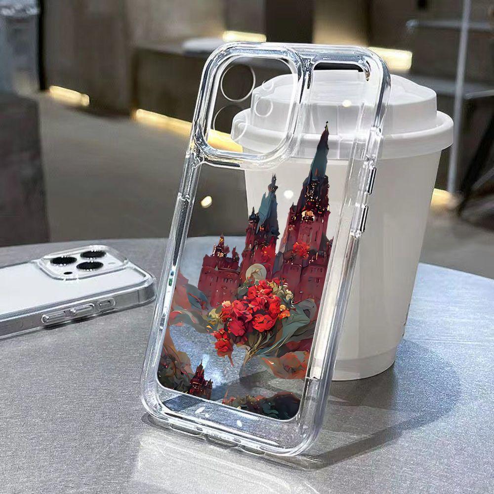Retro Flower Castle for iPhone16PorMax New Phone Case 13 Apple 12/14 Retro 15