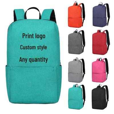 Colorful Student Travel Backpack with Customizable Logo