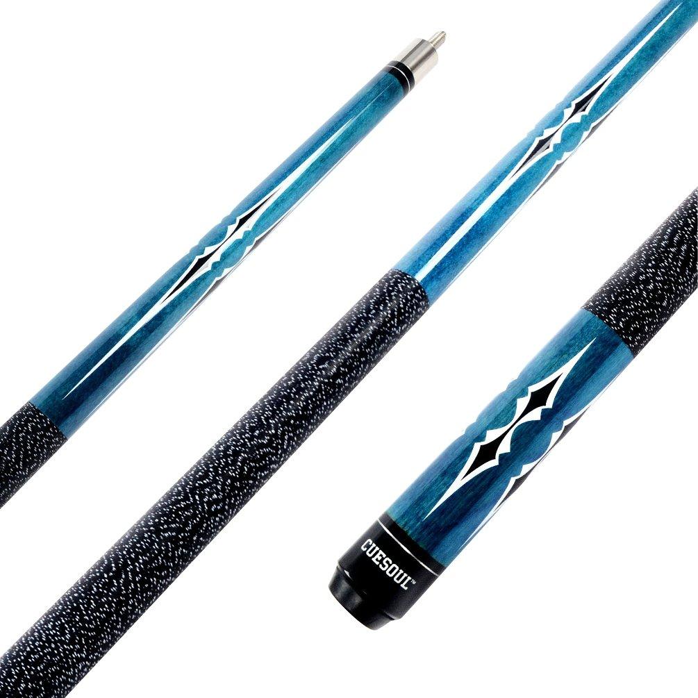 Black Scorpion CUESOUL 2x2 Hard Pool Cue Combo Set - Two Cue Sticks Packed in a Hard Pool Cue Case