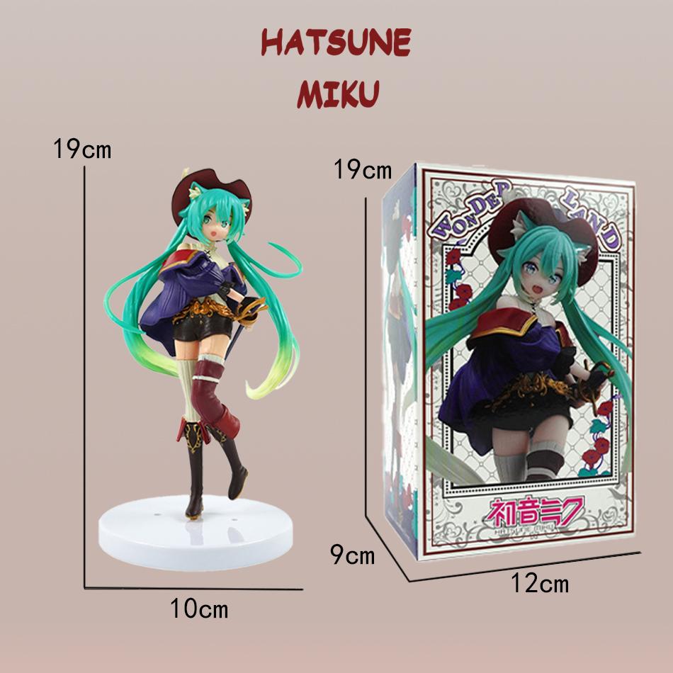 New Anime Hatsune Miku Kwaii Style  Kawaii Anime Figure Toys PVC Model Collector Model Doll Desktop Decoration Kid Birthday Gift