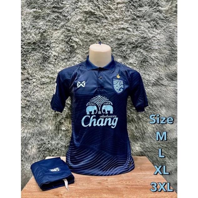 THAILAND National Football Soccer Vintage Shirt Polo Unisex Men Women Training JERSEY CHEER Print Quick Dry Short Sleeve Uniform Elephant Badge Logo