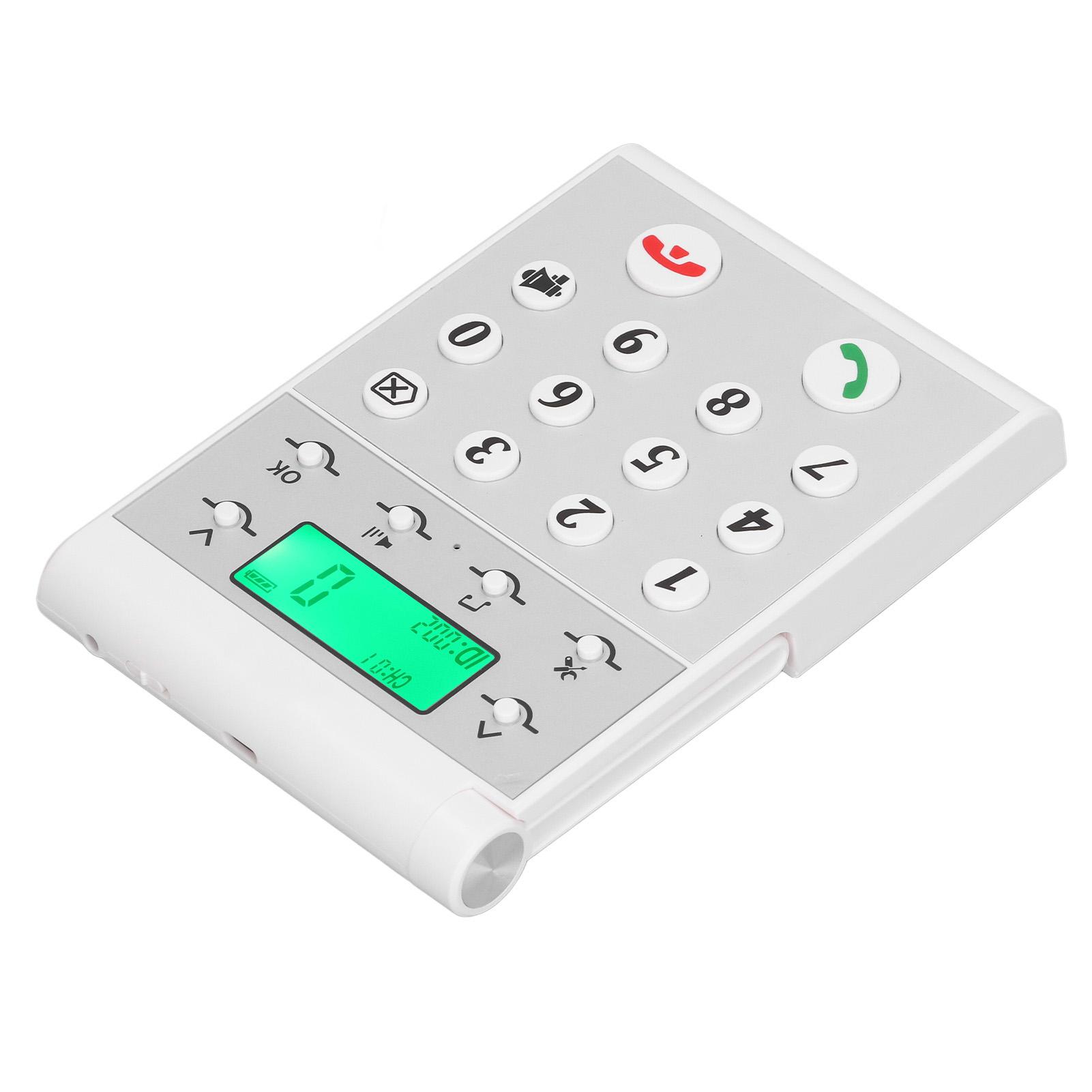 

Wireless Intercom Phone 1000m Distance Clear Call Intelligent Networking Hands Free Intercom System Host Black белый