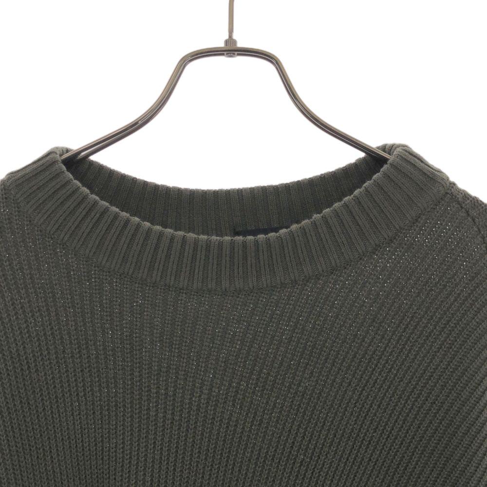 Subciety made in Japan Long sleeve knit L khaki sweater Men's Used