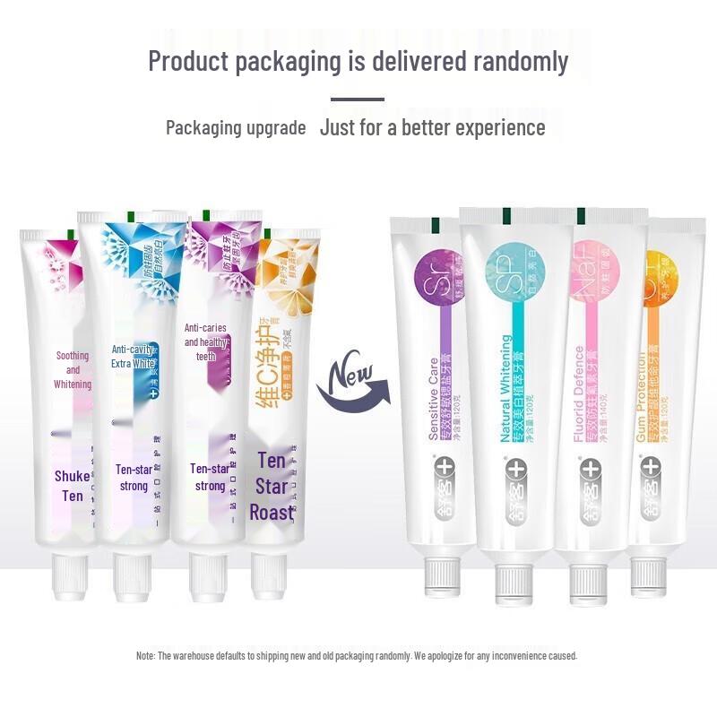 

Saky Whitening & Gum Protection Toothpaste Set (Mint & Orange, 3x120g)