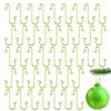100pcs Christmas Ornament Hooks Metal Iron S-Shaped Hook Holders Christmas Tree Ball Pendant Hanging Decoration for Home