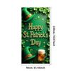 St Patricks Day Backdrop Banner With Beer Mug And Clover Party Event Decoration Photo Booth photography Background Props