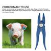 Livestock Ear Tag Applicator, 7.7 Metal Ear tag Pliers Cattle Ear Tagger, Practical Ear Tag Tool Clamp, Animal Tool for Cattle Sheep Pigs Cow Goat