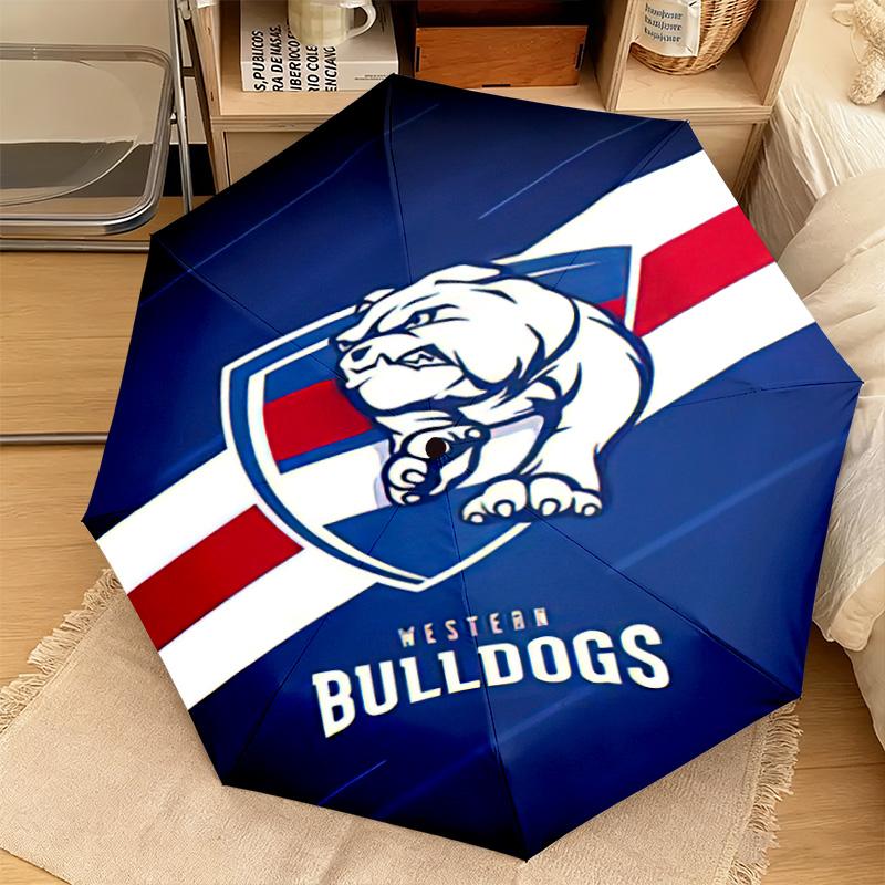 1PC Parramatta Eels Logo Automatic Umbrella - Suitable Travel Outdoor Portable Umbrella Birthday Gift Daily Essentials