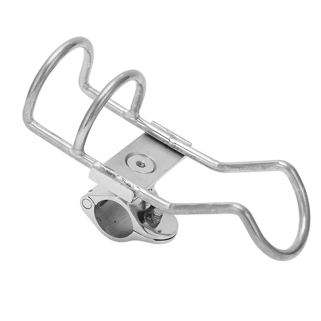 Fishing Rod Holder Marine Grade 316 Stainless Steel Rail Mount Fishing Pole Socket Bracket for 25mm Tube Ships Yachts