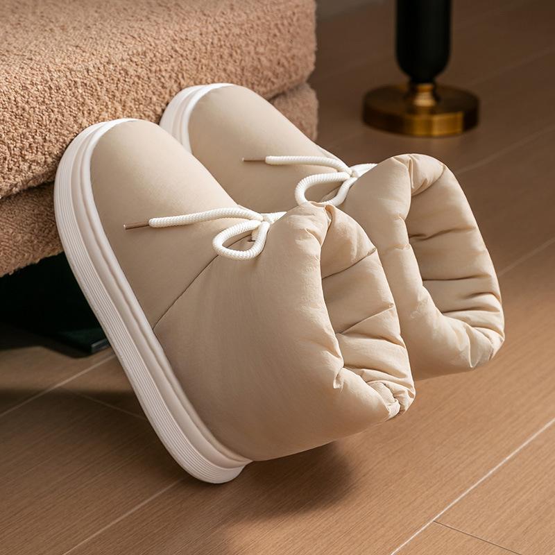 Platform Snow Boots Winter Warm and Velvet 2025 New Fashion Bag Heel Non-slip Comfortable Cotton Shoes