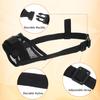 3Pcs Dog Muzzle Soft Mesh Muzzle for Small Medium Large Dogs Adjustable Strap Breathable Dog Mouth Guard Anti Biting Barking Chewing Suitable Pets
