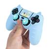 Cartoon Cute Silicone PS4 Controller Case with Joystick Caps, Stickers & Anti-Dust Ring