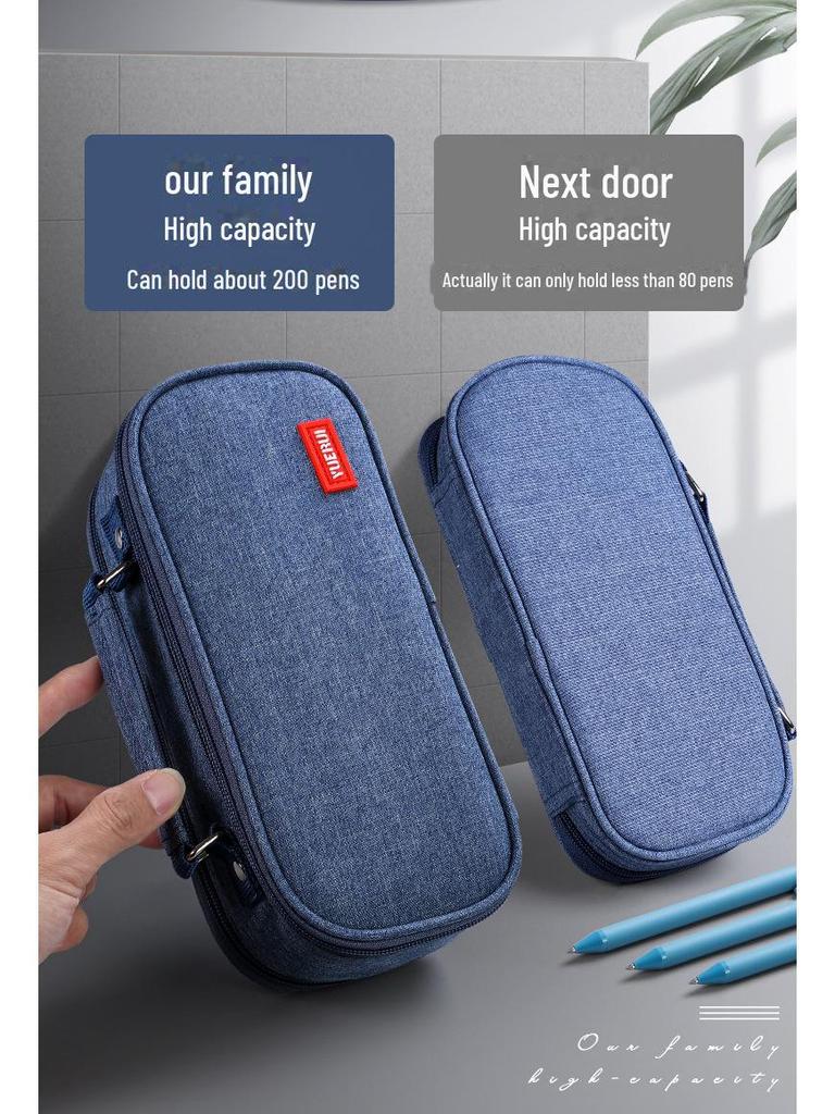 Kreatives, tragbares Federmäppchen für Jungen und Schüler