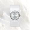 Fieldwork Analog Acetate Bangle Flaban Women's Watch, White, ST291-2