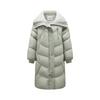 JZ ANNAKOU Light Oxygen Series Women's Puffy Drawstring Long Down Jacket