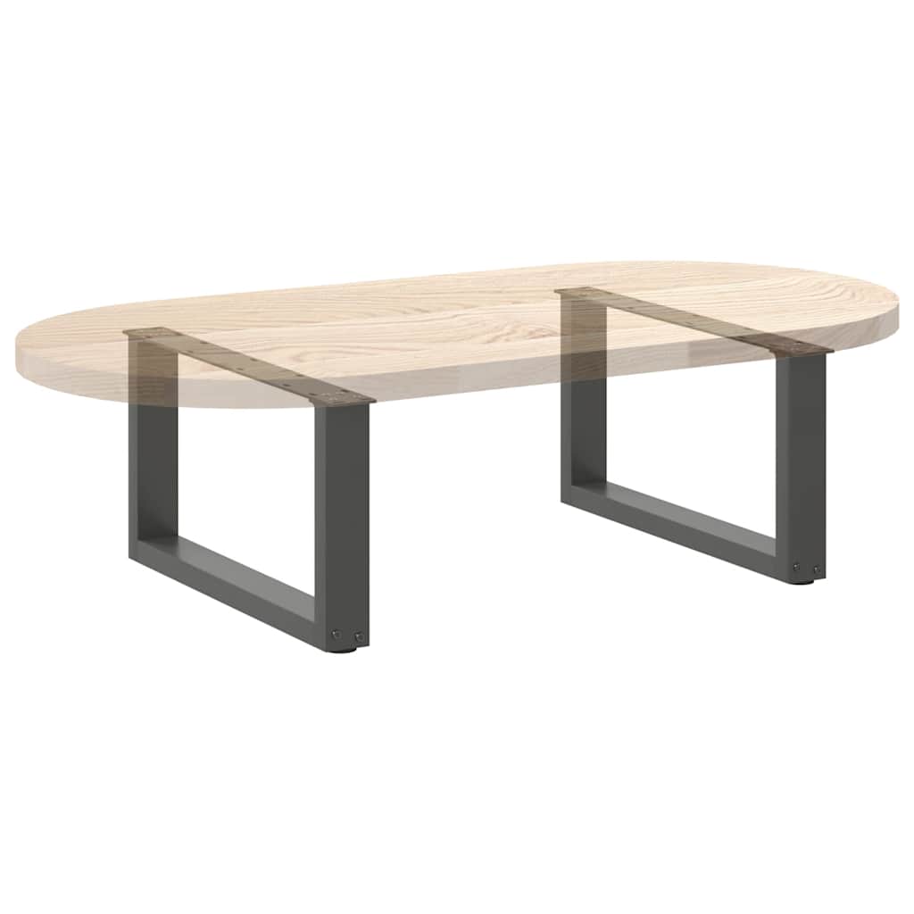 Vidaxl Nogi Do Stolika Kawowego, 2 Szt., Antracyt, 70X(30-31) Cm, Stal