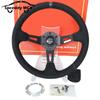 13.5inch 335mm Racing Steering Wheel Suede Deep Dish Car Sports