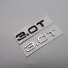 ABAU1 1X 1.8T 2.0T 3.0T Car Trunk ABS Badge Emblem For Car Rear Tailgate Fender Door Adhesive Badge for A4 A5 A6 A7 A8 Q3 Q5 Q7