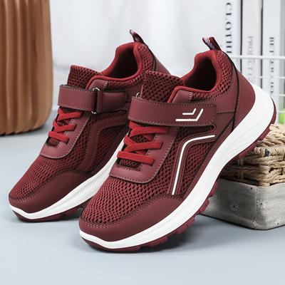 Schoenen voor Dames In de Zomer Ademend en Comfortabel Casual Enkele Schoenen Klittenband Koppels Zachte Zool Zonder Vermoeide Voeten Heren en Dames Wandelschoenen