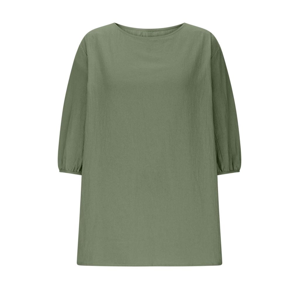 Damenmode Lässiges Rundhals-Kurzarm-T-Shirt Lässiges Oberteil